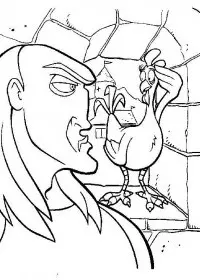 Fisă de colorat cu Excalibur de colorat p10