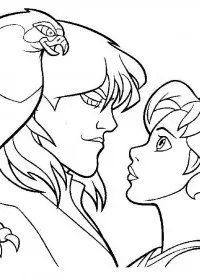 Fisă de colorat cu Excalibur de colorat p13