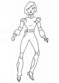 Fisă de colorat cu Extraterestrii de colorat p02