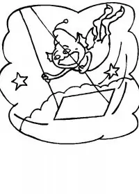 Fisă de colorat cu Extraterestrii de colorat p13