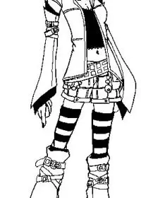 Fisă de colorat cu Fashion de colorat p47