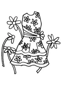 Fisă de colorat cu Fashion de colorat p53