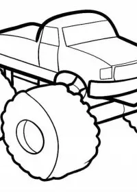 Fisă de colorat cu Masini de colorat p23