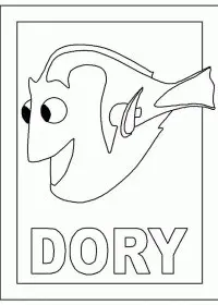 Fisă de colorat cu Finding nemo de colorat p04