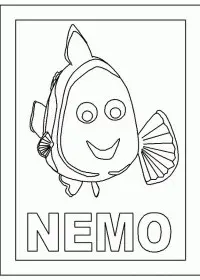 Fisă de colorat cu Finding nemo de colorat p06