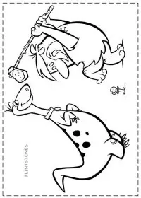 Flinstones de colorat