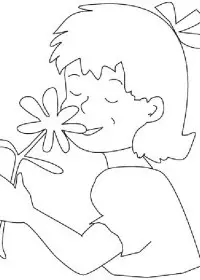 Fisă de colorat cu Flori de colorat p57