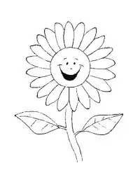 Fisă de colorat cu Flori de colorat p73