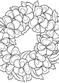 Fisă de colorat cu Flori panselute de colorat p05