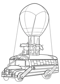 Fisă de colorat cu Fortnite p14