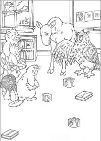 Fisă de colorat cu Franklin the turtle de colorat p15