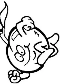 Fisă de colorat cu Fructe cirese de colorat p02