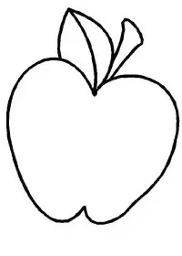 Fisă de colorat cu Fructe de colorat p03