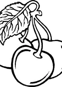 Fisă de colorat cu Fructe de colorat p04