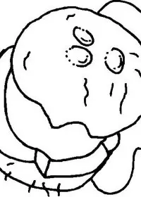 Fisă de colorat cu Fructe de colorat p08