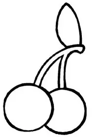 Fisă de colorat cu Fructe de colorat p09