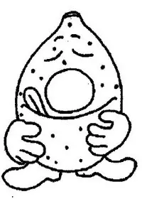 Fisă de colorat cu Fructe lamaie de colorat p17