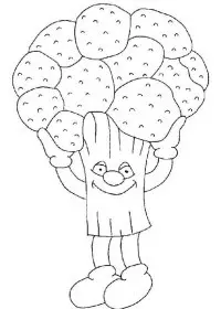 Fisă de colorat cu Fructe si legume de colorat p31