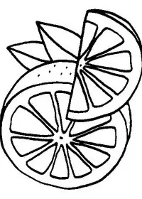 Fisă de colorat cu Fructe si legume de colorat p36