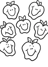 Fisă de colorat cu Fructe si legume de colorat p52