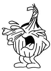 Fisă de colorat cu Fructe si legume de colorat p62