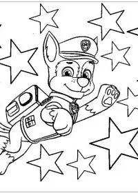 Patrula Cățelușilor de colorat p20