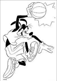 Fisă de colorat cu Goofy de colorat p31