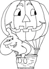 Fisă de colorat cu Hallowen de colorat p101