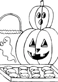 Fisă de colorat cu Hallowen de colorat p12