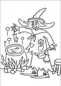 Fisă de colorat cu Hallowen de colorat p22