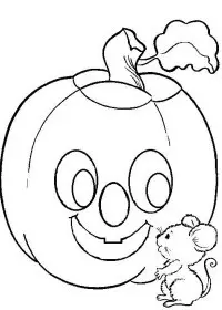 Fisă de colorat cu Hallowen de colorat p25