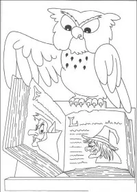 Fisă de colorat cu Hallowen de colorat p28