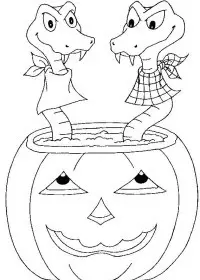 Fisă de colorat cu Hallowen de colorat p30