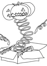 Fisă de colorat cu Hallowen de colorat p31