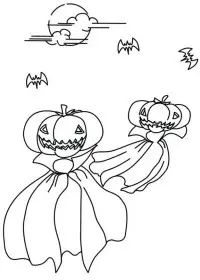 Fisă de colorat cu Hallowen de colorat p32