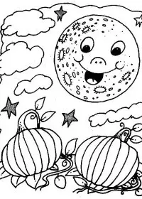 Fisă de colorat cu Hallowen de colorat p33