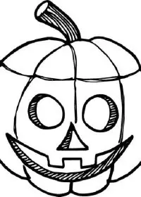 Fisă de colorat cu Hallowen de colorat p34