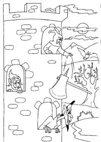 Fisă de colorat cu Hallowen de colorat p37