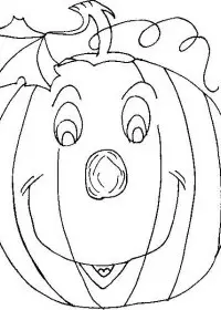 Fisă de colorat cu Hallowen de colorat p43