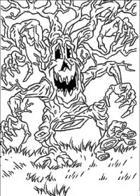 Fisă de colorat cu Hallowen de colorat p68
