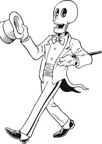 Fisă de colorat cu Hallowen de colorat p70