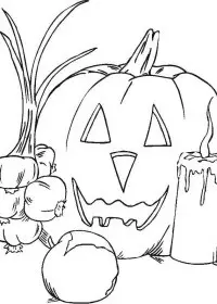 Fisă de colorat cu Hallowen de colorat p83