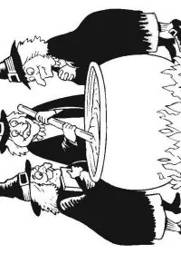 Fisă de colorat cu Hallowen de colorat p91