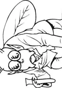 Fisă de colorat cu Hallowen de colorat p92