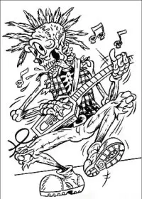 Fisă de colorat cu Hallowen de colorat p95