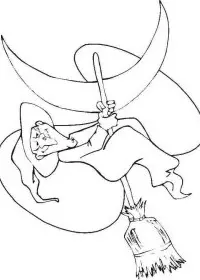 Fisă de colorat cu Hallowen de colorat p98