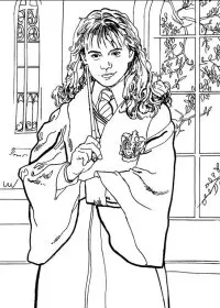 Fisă de colorat cu Harry potter de colorat p06