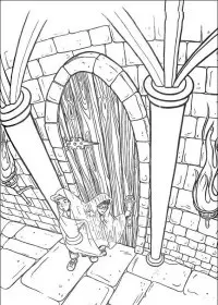 Fisă de colorat cu Harry potter de colorat p22
