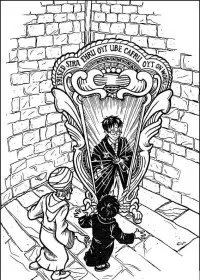 Fisă de colorat cu Harry potter de colorat p23