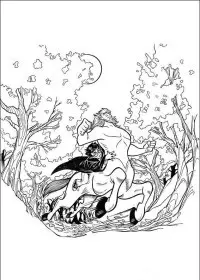 Fisă de colorat cu Harry potter de colorat p34